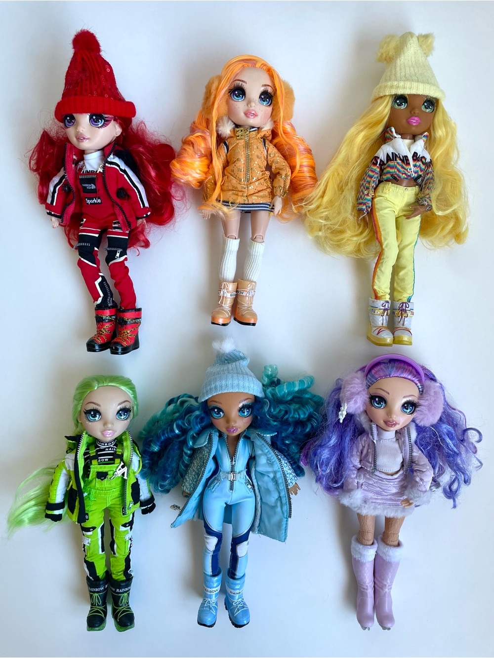 Rainbow High Winter Break Complete Collection, 6 Dolls & All Accessories